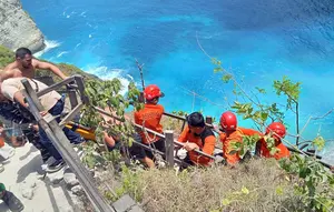 Turis Australia Ditemukan Tewas Usai Terpeleset ke Jurang Nusa Penida Bali