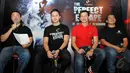 Demian akan membuat aksi berjudul "The Perfect Escape", Jakarta, Rabu (20/5/2015). Dalam aksi tersebut Demian akan dikubur dalam kotak berisi semen selama 50 jam. (Liputan6.com/Panji Diksana)