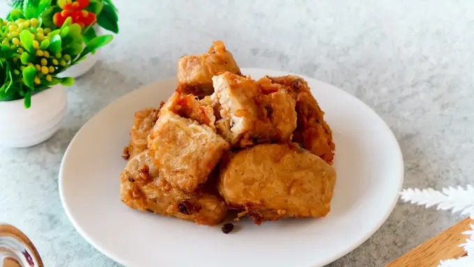 tempe goreng isi