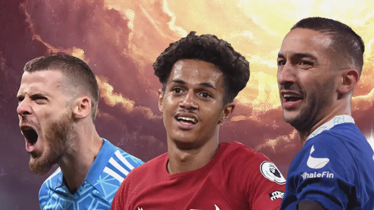 Ilustrasi - Fabio Carvalho, Hakim Ziyech, David de Gea