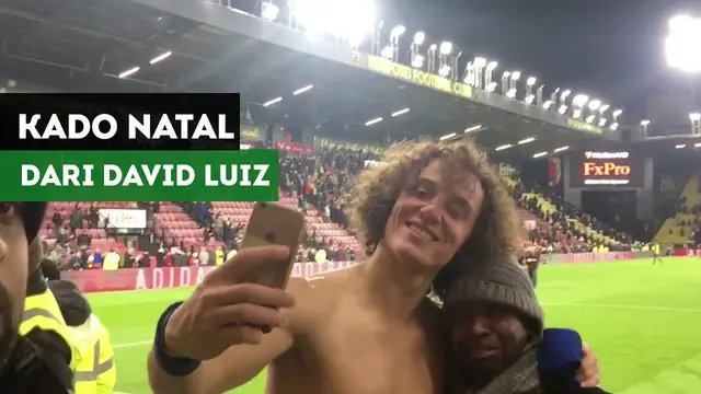 Berita Video David Luiz Berikan Kado Natal Indah Untuk Fans Chelsea