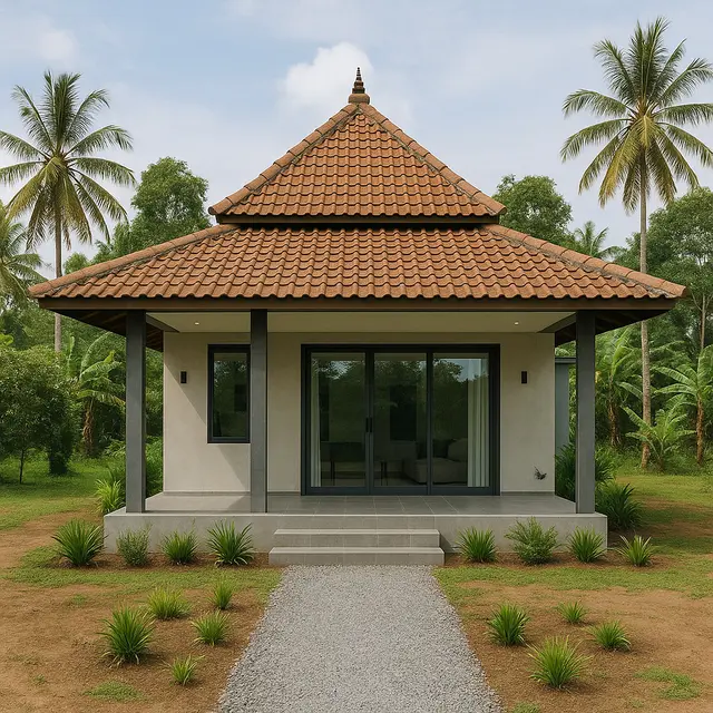 Model Rumah Sederhana yang Indah dan Kekinian di Desa