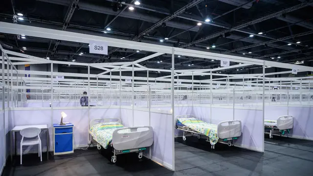 Hong Kong Hadapi Gelombang Baru, RS Khusus Corona di AsiaWorld Expo Beroperasi Kembali