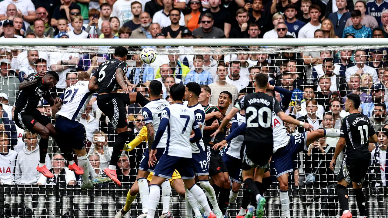 Duel sengit Tottenham vs Arsenal di Liga Inggris