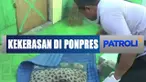 Polisi menggelar rekonstruksi tertutup kasus penganiayaan di pondok pesantren Desa Awang-awang, Mojokerto, Jawa Timur.