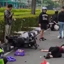 Pelajar Bawa Moge Tabrak Ojol di Depan Plasa Senayan, 3 Luka-Luka