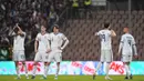 Sebelumnya, pada putaran final Piala Dunia 2018 dan 2022, Gli Azzurri gagal tampil. Tampak dalam foto, ekspresi pemain Timnas Italia setelah kalah dalam pertandingan final play-off kualifikasi Piala Dunia 2026 melawan Bosnia dan Herzegovina di Stadion Bilino Polje, Zenica, Selasa 31 Maret 2026 waktu setempat atau Rabu 1 April 2026 dini hari WIB. (Fabio Ferrari/LaPresse via AP)