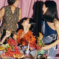 Koleksi busana Pithecanthropus Bali saat Chinese New Year. (Instagram.com/@pithecanthropusbali)