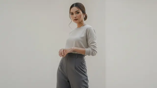 Model Celana Panjang Wanita Kekinian untuk Lebaran 2026 (Image by Gemini AI)