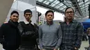 Mereka harus mempersiakan tenaga dan konsep pertunjukan dengan waktu yang dimiliki di sana. Kondisi cuaca yang dingin pun menjadi tantangan tersendiri yang dihadapi NOAH. (via Febri Yudha/Vidio.com)