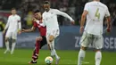 Die Roten -- julukan Bayern Munchen -- sempat unggul lebih dulu melalui gol Joshua Kimmich pada menit ke-22. (AP Photo/Martin Meissner)