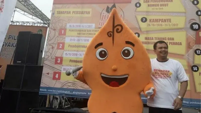 Maskot Pilkada Yogya