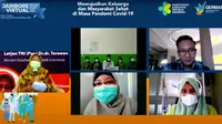 Jambore Virtual Bagi Tenaga Kesehatan di Fasilitas Kesehatan tingkat Pertama di seluruh Indonesia. (Foto:Dok.Kementerian Kesehatan)