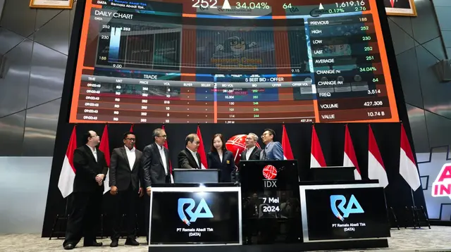Remala Abadi mengumumkan pencatatan perdana saham (IPO) di Bursa Efek Indonesia dengan kode saham ‘DATA’. Dok: Remala Abadi