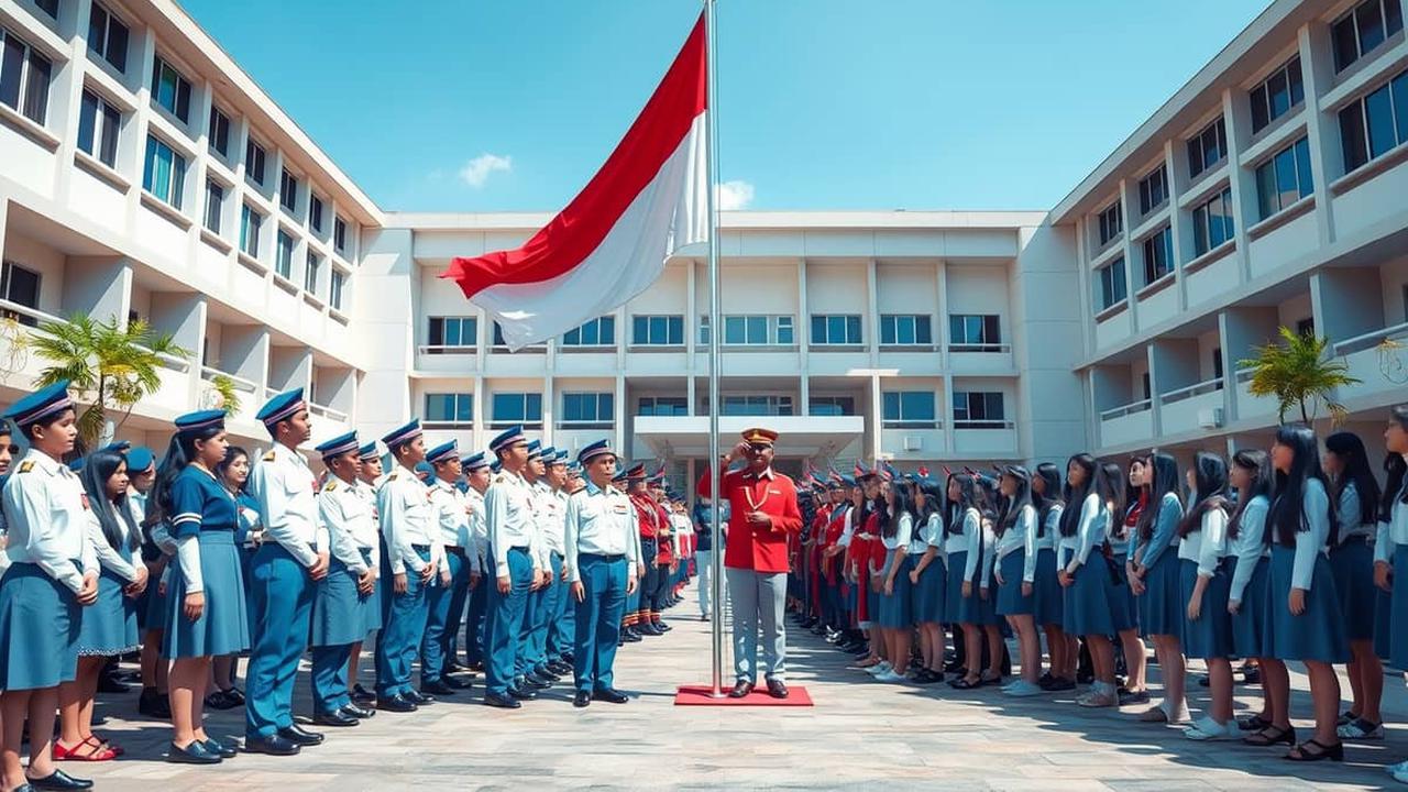 tujuan upacara bendera hari senin