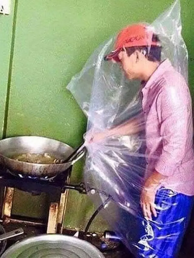 6 Potret Kocak Saat Cowok Masak di Dapur, Ngakak tapi Kreatif
