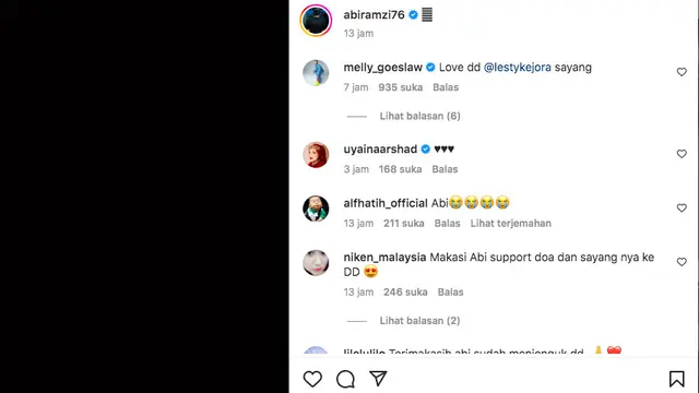 Ramzi Jenguk Lesti Kejora di Rumah Sakit.
