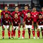 Timnas Indonesia menurunkan tiga pemain yang sebelumnya jarang menjadi starter, di antaranya Syahrul Trisna Fadillah, Sani Rizki dan Edo Febriansyah. (Bola.com/Maheswara Putra)