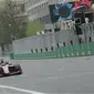 Pembalap Indonesia, Sean Gelael, finis di posisi ke-10 pada F2 GP Baku di Sirkuit Baku, Sabtu (28/4/2018). (Tim Jagonya Ayam)