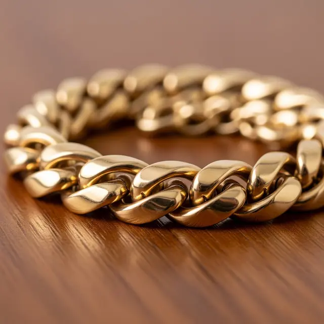 Model Gelang Emas Simpel tapi Bernilai Tinggi (Image by Gemini AI)