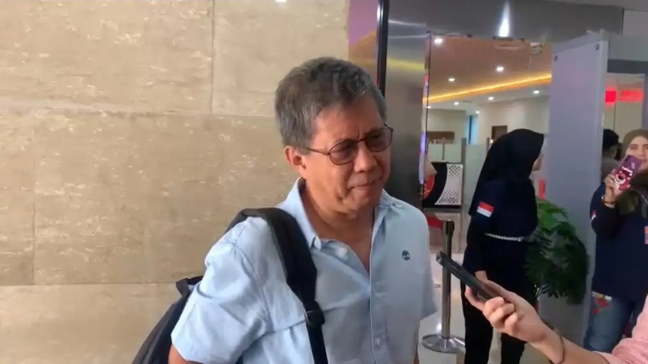 Rocky Gerung memenuhi panggilan pemeriksaa di Gedung Bareskrim Polri, Rabu (6/9/2023).