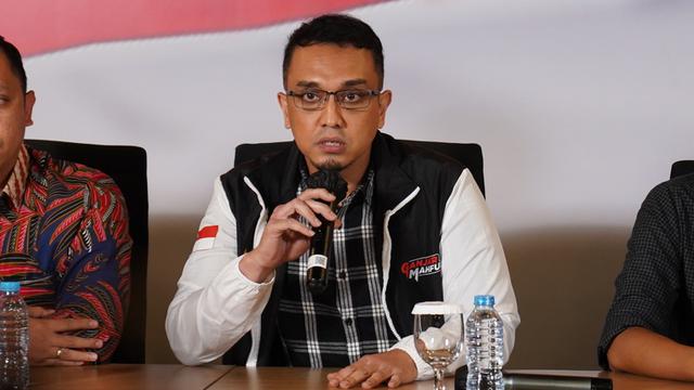 Juru Bicara Tim Pemanangan Nasional (TPN) Ganjar-Mahfud, Aiman Witjaksono ( Alma Fikhasari/Merdeka.com)