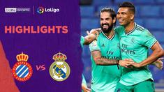 Berita video highlights pekan ke-32 La Liga 2019-202, di mana Real Madrid meraih tiga poin di kandang Espanyol berkat assist indah Karim Benzema, Senin (29/6/2020) dini hari WIB.