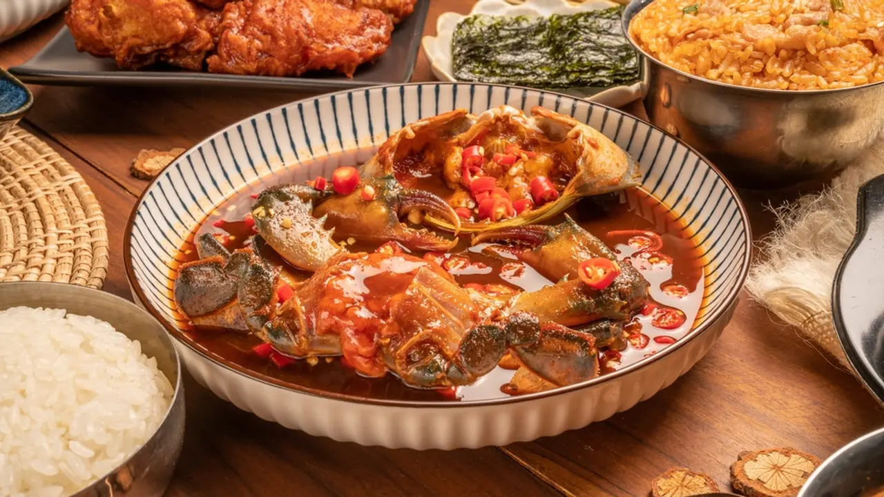 kepiting kecap asin korea