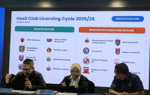 I.League mengumumkan ada 25 klub mengantongi lisensi Super League, termasuk 17 kontestan musim ini. (Liputan6.com/Dimas Ramadhan)