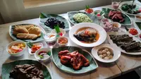 Menyambut Ramadan dan Idul Fitri dengan Hampers dan Menu Makanan Bertema Peranakan. (Liputan6.com/Henry)