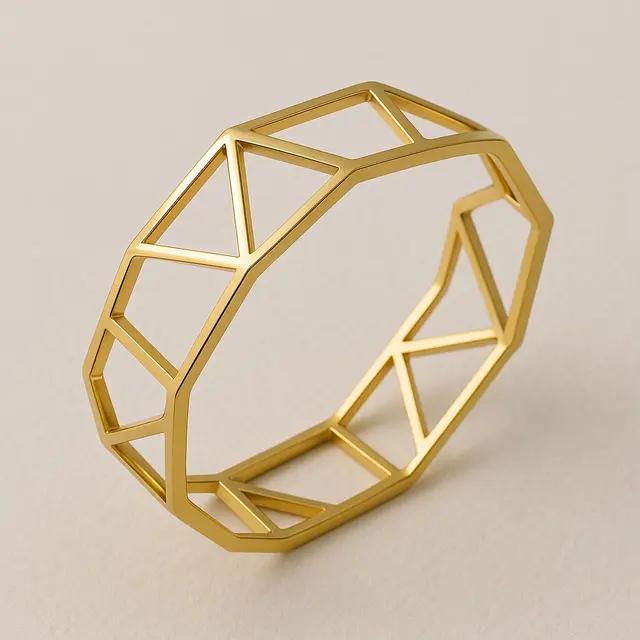 Model Gelang Emas Bangle Ringan dan Kuat