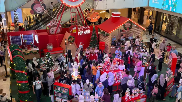 Dekorasi Pop Mart berkolaborasi dengan Grand Indonesia. Dok. Grand Indonesia