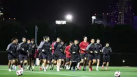 Timnas Indonesia menggelar latihan perdana di Qatar, Minggu (7/1/2024) jelang Piala Asia 2023. (dok. PSSI)