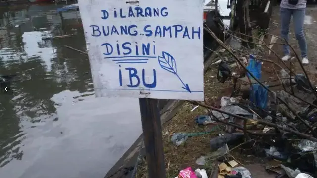 6 Potret Orang Melanggar Larangan Buang Sampah Ini Bikin Elus Dada