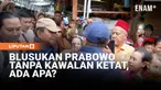 Presiden Prabowo Subianto mendatangi kawasan permukiman padat di bantaran rel kereta api di Senen, Jakarta Pusat, Kamis (26/3) sore. Hadirnya presiden meninggalkan kesan mendalam bagi warga setempat.