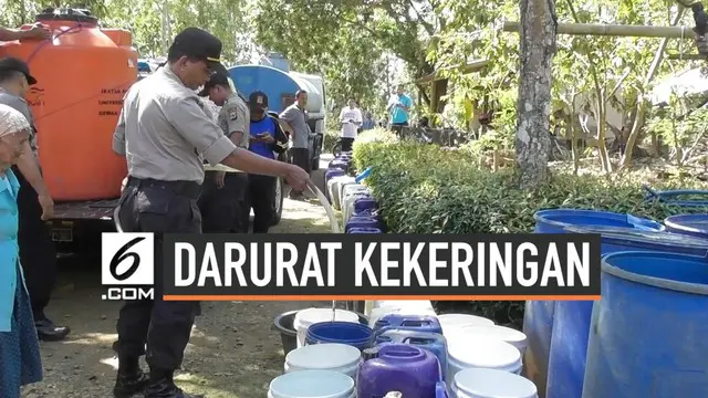 Bupati Kulon Progo mengumumkan status darurat kekeringan di daerahnya. Hingga kini sudah tujuh kecamatan yang meminta bantuan air bersih.