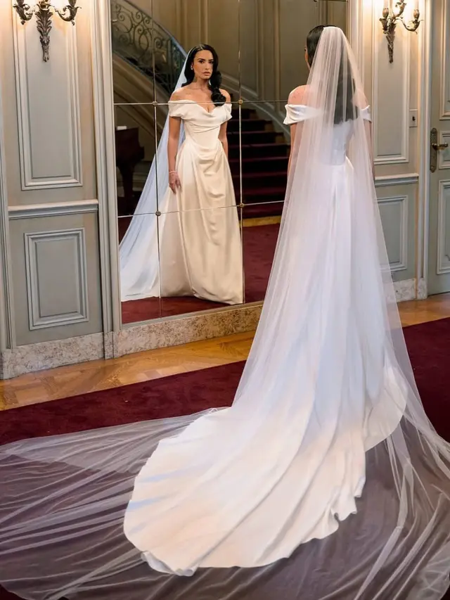 Demi Lovato di Hari Pernikahannya Bersama Jordan Lutes. dok. @josevila