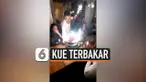 KEJUTAN ULANG TAHUN GAGAL USAI KUE TERBAKAR