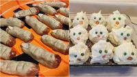 Potret camilan tema Halloween yang seram vs Lucu. (sumber: Reddit/Captain_Wisconsin/dmacd71 via Bored Panda)
