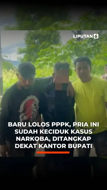 Baru Lolos PPPK, Pria Ini Sudah Keciduk Kasus Narkoba, Ditangkap Dekat Kantor Bupati