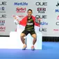 Tunggal putra Indonesia Sony Dwi Kuncoro meraih gelar juara SIngapore Open Super Series 2016 usai mengalahkan Son Wan Ho dari Korea Selatan di final, Minggu (17/4/2016). (Liputan6.com/Humas PB PBSI)