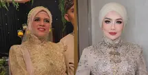 Reza Artamevia dan Geni Faruk sah jadi besan setelah Aaliyah Massaid dan Thariq Halilintar menikah. [@genifaruk @rezaartameviaofficial]