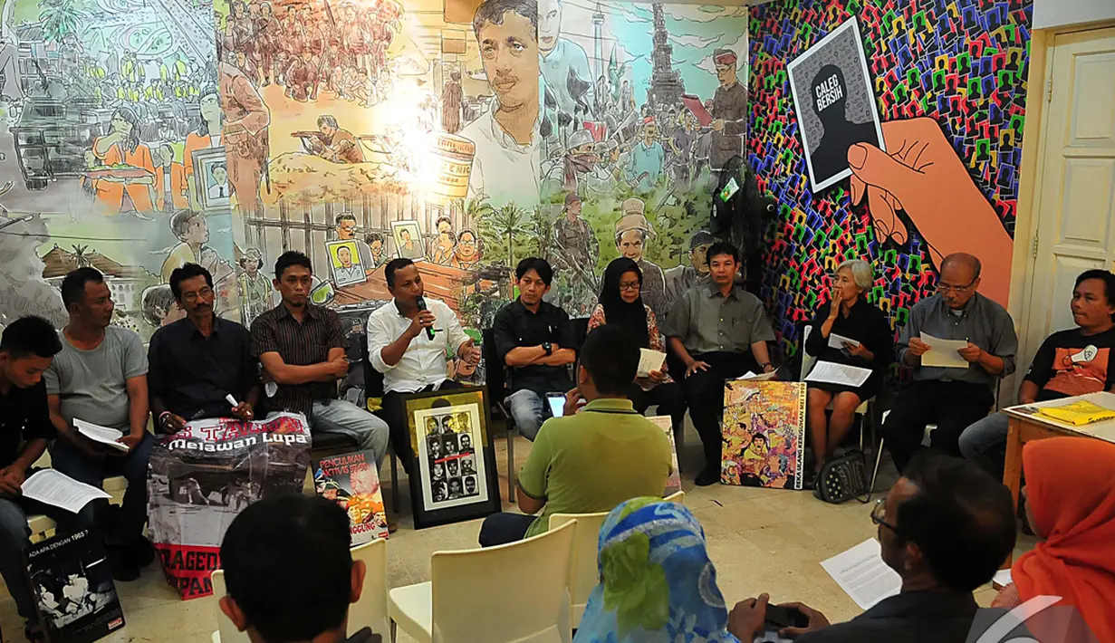 Kontras menilai Tedjo tidak layak menjadi seorang menteri, Jakarta, Kamis (4/12/2014). (Liputan6.com/Johan Tallo)