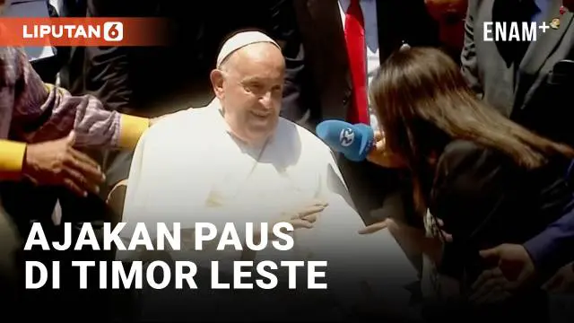 VIDEO: Paus Fransiskus Ajak Generasi Muda Timor Leste Bangun Masa Depan