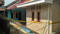 Rumah Budiansyah diberi garis polisi