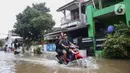 Di Kota Tangerang, Banten, terdapat 13 titik lokasi banjir dan genangan. (Liputan6.com/Angga Yuniar)