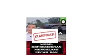 Cek fakta mobil Presiden Jokowi bocor.