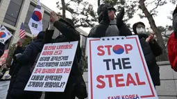 Secara cepat, Mahkamah Konstitusi Korea Selatan menunda sidang pembukaan pemakzulan Presiden Yoon Suk Yeol. (Jung Yeon-je/AFP)