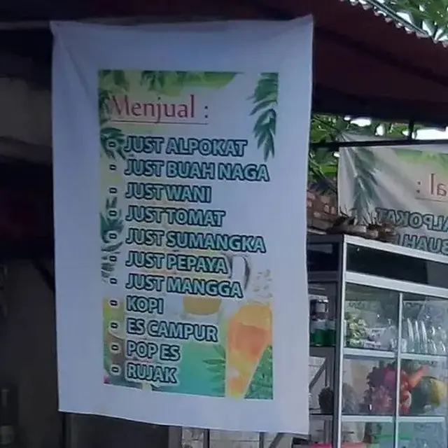 6 Cara Promosi Penjual Es Campur Ini Nyeleneh, Bikin Ngakak