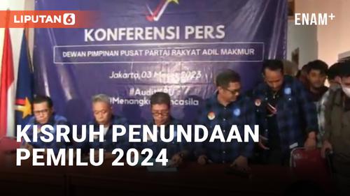 VIDEO: Partai Prima Imbau Semua Pihak Taati Putusan PN Pusat untuk Tunda Pemilu 2024